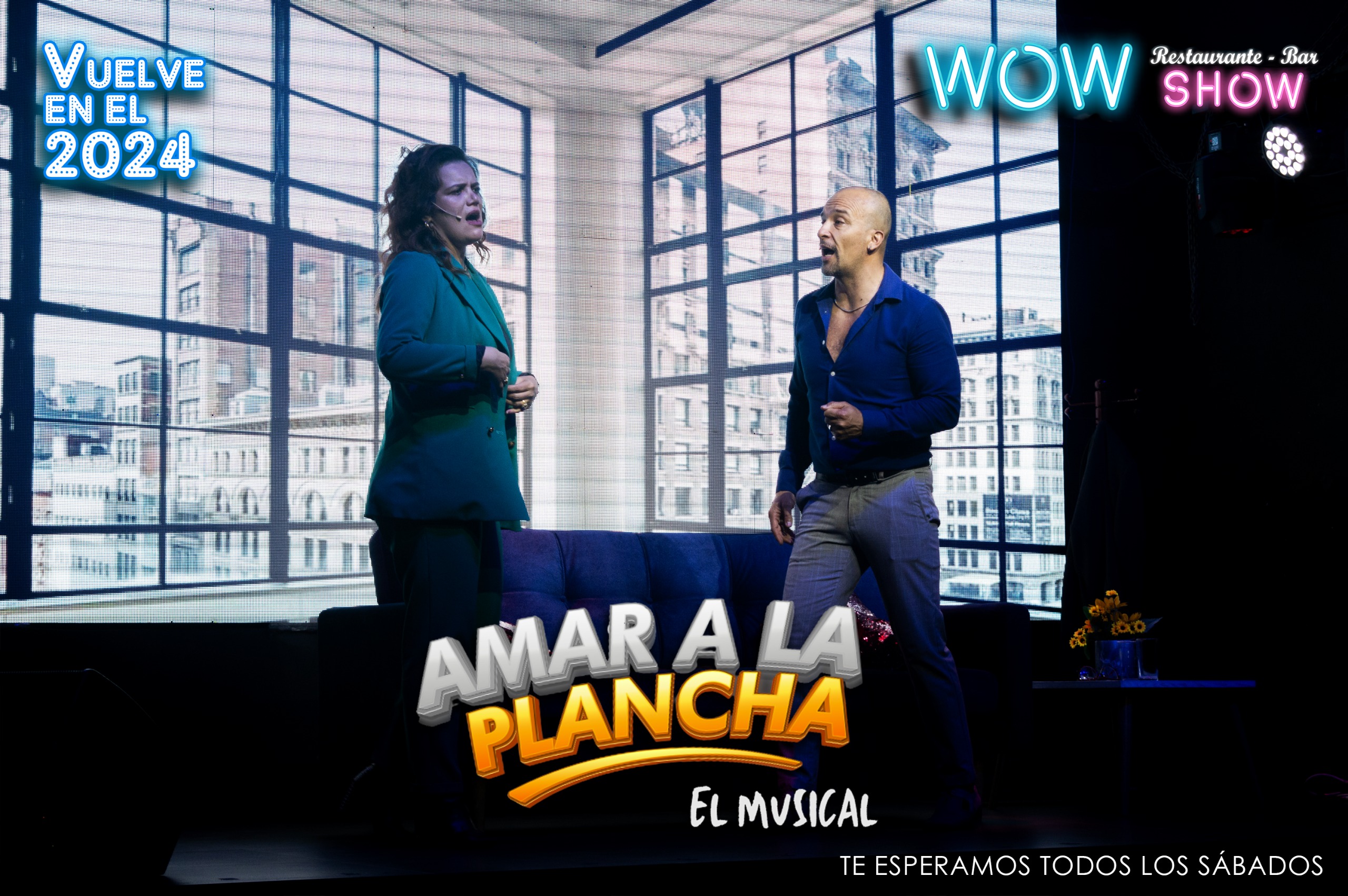 Amar a la Plancha; el conmovedor musical llega para tocar los corazones de los colombianos interpretado por Fernando Alberto Monge Osorio y Sandra Serrato